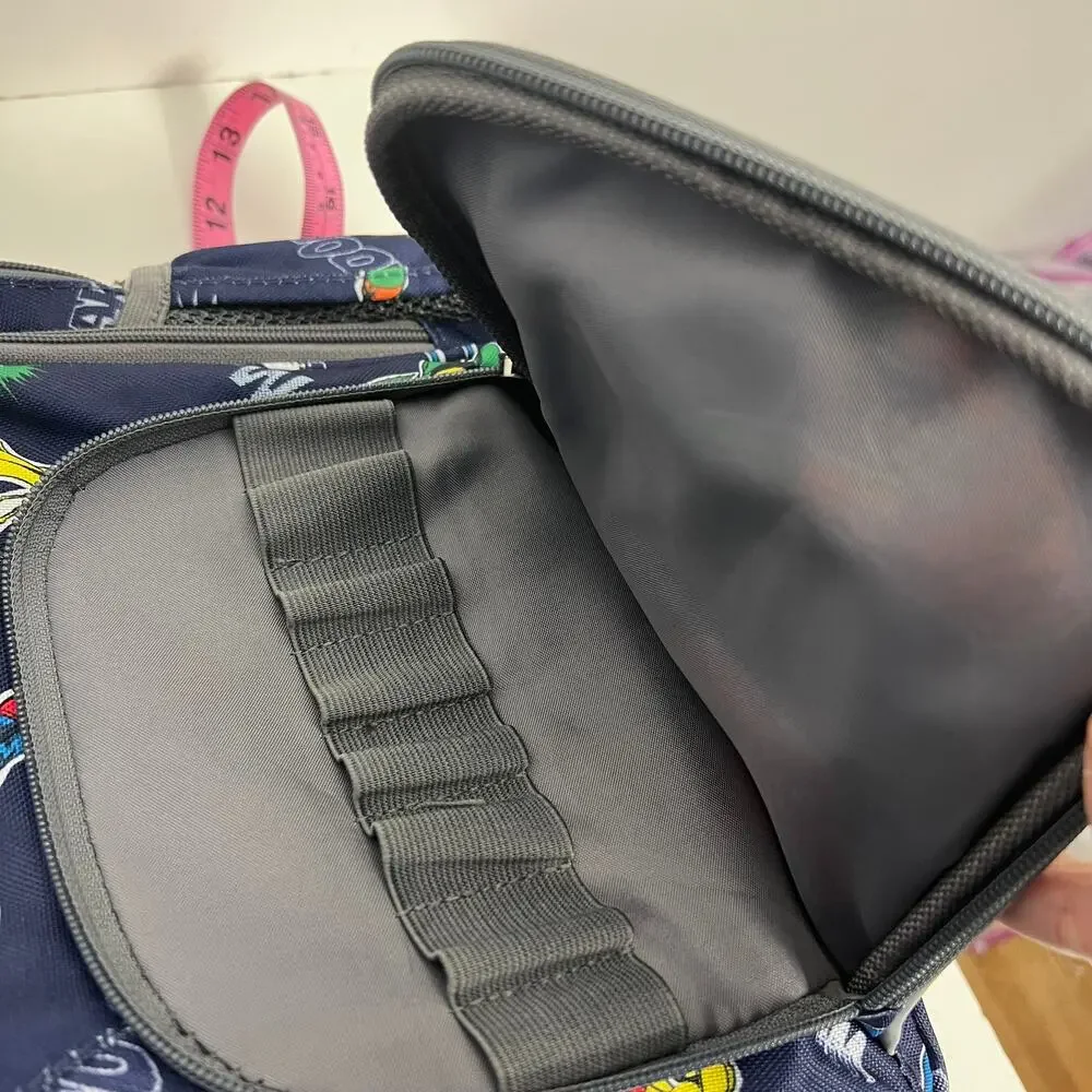 Pottery Barn Kids Justice League DC Comics Backpack Superman Batman Navy Pre-K
